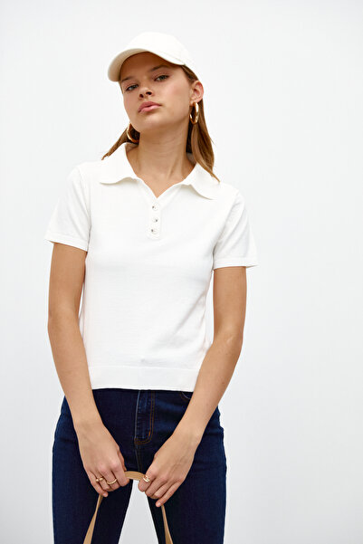 urban focus Polo Neck Knitwear T-Shirt