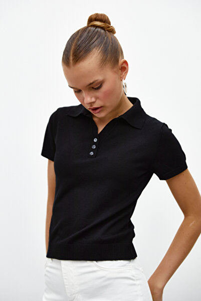 urban focus Polo Neck Knitwear T-Shirt