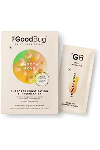 The GoodBug The Good Bug Smooth Move SuperGut Powder for Constipation Relief & Bowel Movement