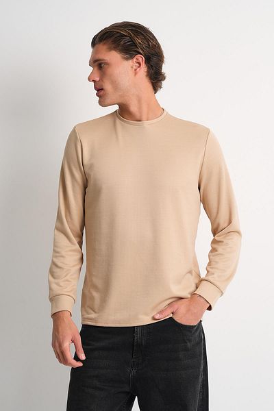 ALEXANDERGARDI Long Sleeve Crew Neck Basic Sweatshirt
