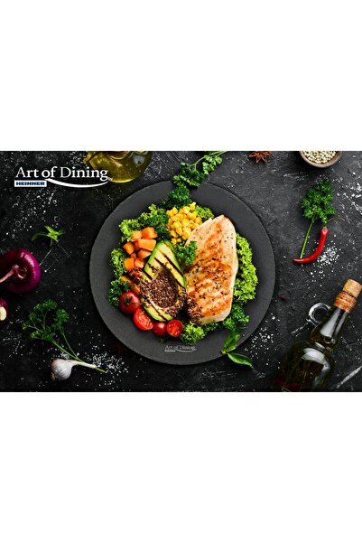Art of Dinning by Heinner ROUND SLATE PLATE, 30 CM