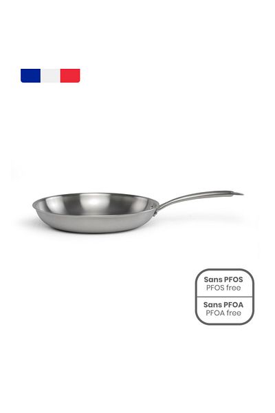 LİVOO Livoo MEP158 stainless steel frying pan, Ø 24 cm, made in France