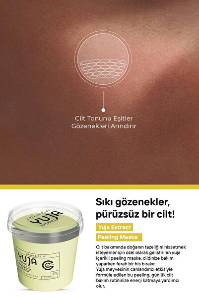 Crease Plus Yuja Arındırıcı Ve Canlandırıcı Peeling Maske 150 ml