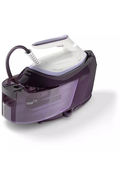 Philips Statie de calcat cu abur Philips PSG6024/30, 2400W, 1.8 L, SteamGlide Plus (Alb/Mov)
