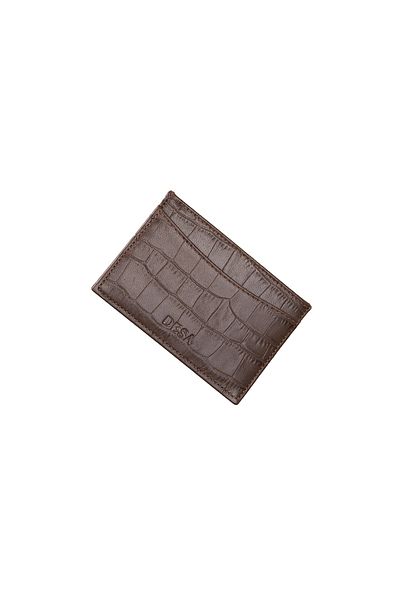 Desa Women's Brown Leather Card Holder