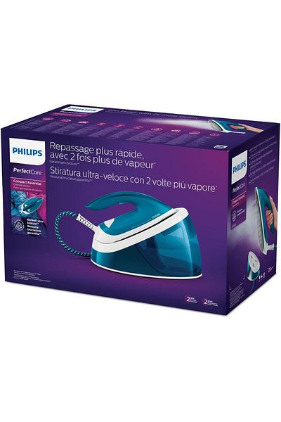 Philips Statie de calcat Philips PerfectCare Compact Essential GC6815/20, 2400 W, Rezervor 1.3 l