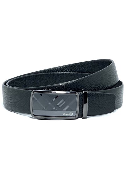 Classic Milano Genuine Leather Belt for men with Automatic Buckle, Men's Belt...