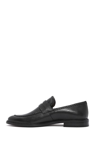 Derimod Loafer clasic din piele neagră pentru bărbați 25SFD 602118