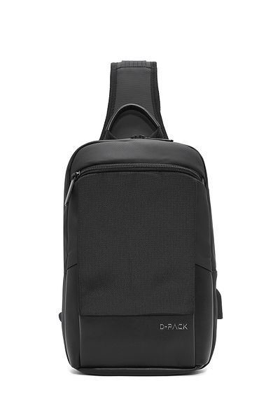 Derimod D-Pack Men's Black Technological Backpack 24Wbd 302414