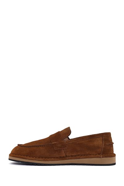 Derimod Loafer casual din piele de căprioară maro pentru bărbați 25SFD654610