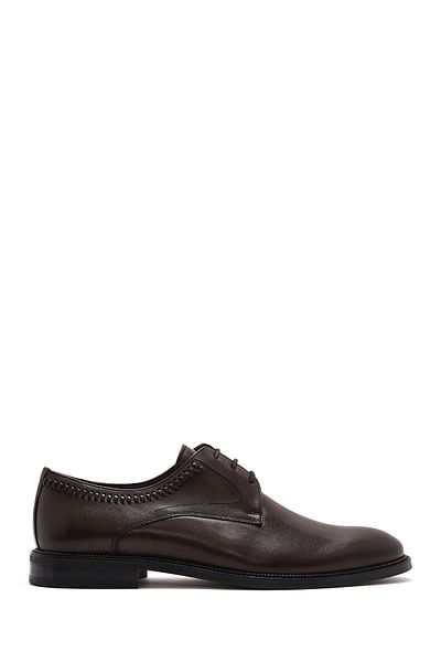 Derimod Men's Brown Laced Leather Classic Shoes 25Sfd 602218