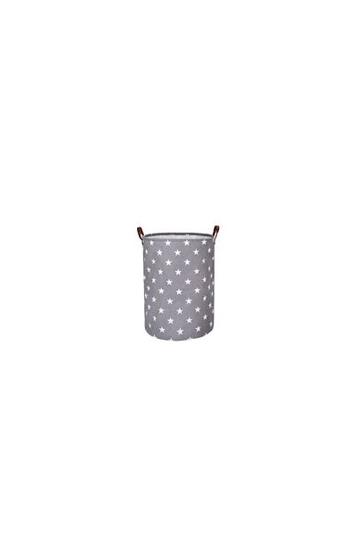 SIPO Toy basket, laundry, foldable, WAYA, waterproof, 35x42 cm, Cotton, 43 l, Gray