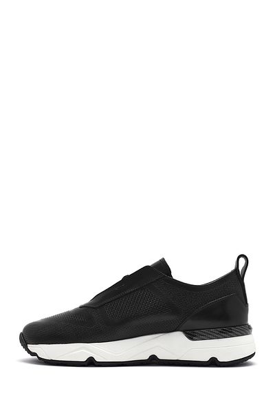 Derimod Men's Black Lace-Up Leather Sneaker 25Sfd 612118