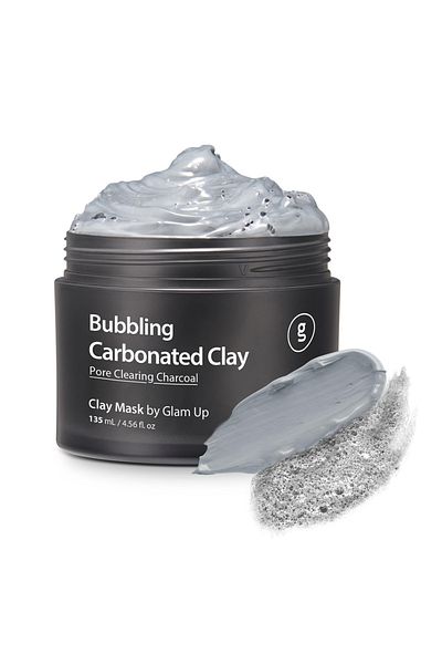 Glam Up Clean Bubbling Carbonated Clay Mask for Face Purifying- 135ml (4.56 Fl Oz)