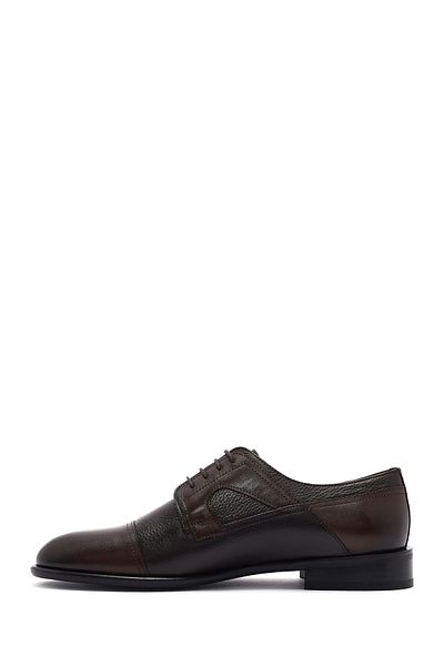 Derimod Men's Brown Laced Leather Classic Shoes 25Sfd 621314