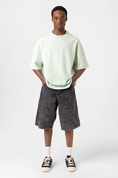 VAMOSCLO Πλενόμενο μπλουζάκι oversized Mint