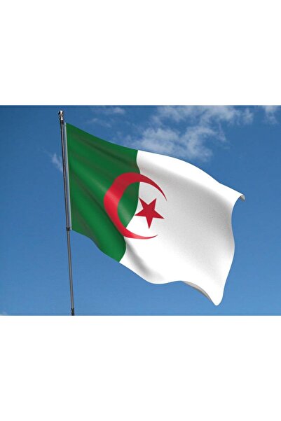 ÇELİKONLİNE Cezayir Bayrağı 70x105 Cm Algeria Flag