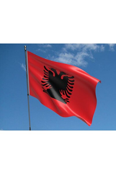 ÇELİKONLİNE Arnavutluk Bayrağı 150x225Cm Albania Flag