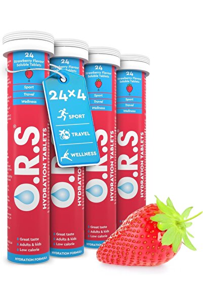 ORS O.R.S Hydration Tablet with Electrolytes for Rehydration, Wellness, Trave...