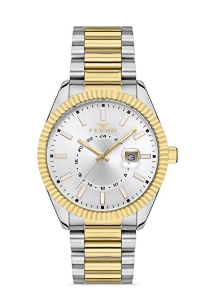 FERRO Yellow Steel Cord Men Wrist Watch F11288A-D