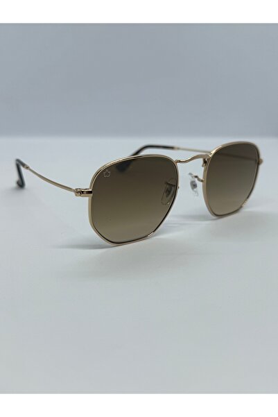 Brooks Cbs1413-51 C1 Mineral Glass Hexagon Unisex Sunglasses