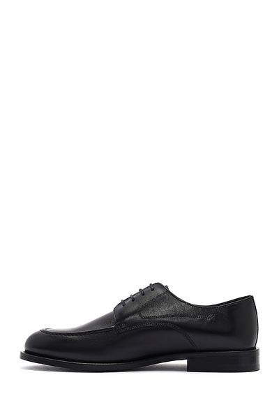Derimod Men's Black Laced Leather Classic Shoes 25Sfd 621418