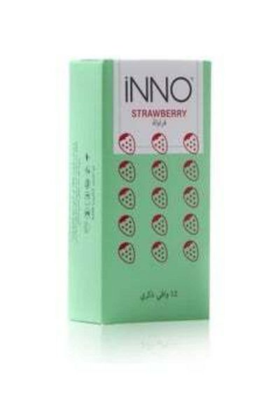 Inno ENO Strawberry Flavored Condoms 12 Pieces