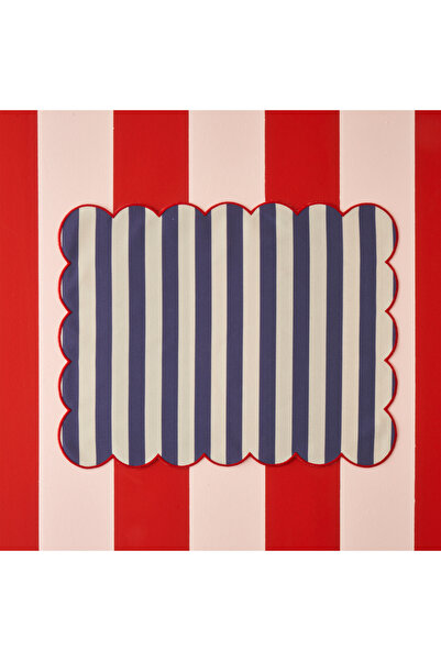 Bella Maison Line Pamuklu Amerikan Servis Mavi (35x45 cm)