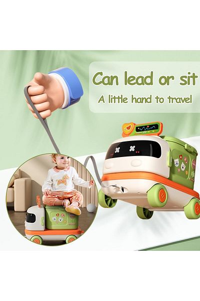 COOYA Kids Doctors Play Set, Dentist Kit for Kids,2 in 1 Dentist Play Set with Mobile Cart and Storage Box