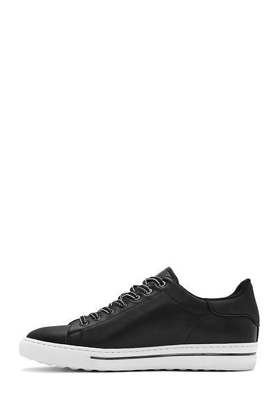 Derimod Men's Black Lace-Up Leather Sneaker 25Sfd 650618