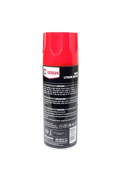 GETSUN White Lithium Grease 450ml High Performance Lubricant for Automotive, Industrial, Home Use