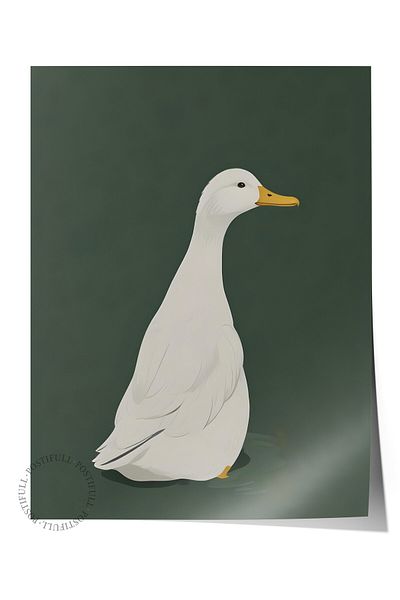 Postifull Unframed Poster, Silly Goose , Comfort Series Kitchen Wall Poster, No:108947