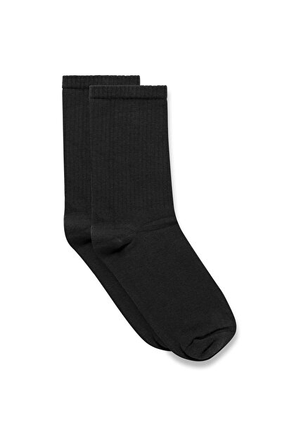 VAMOSCLO Черни дълги базови чорапи