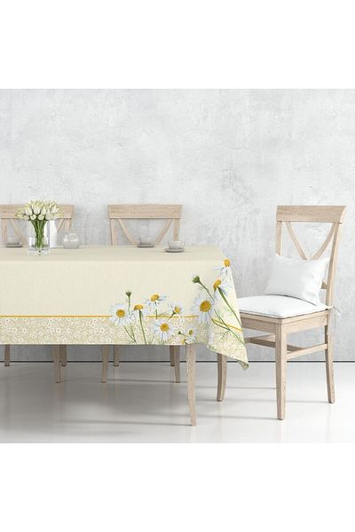 Club Cotton Fata de masa musetel si margarete din bumbac 140x320cm, Club Cotton, Papy