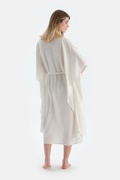 Dagi Ecru Long Kimono