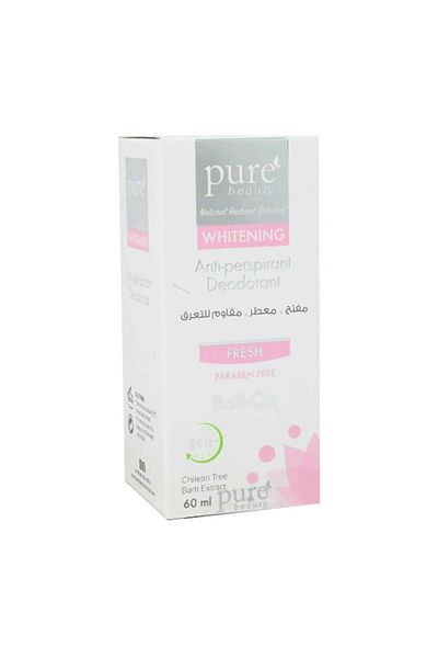 PURE BEAUTY Whitening Anti Perspirant Deo Roll On Fresh 60Ml