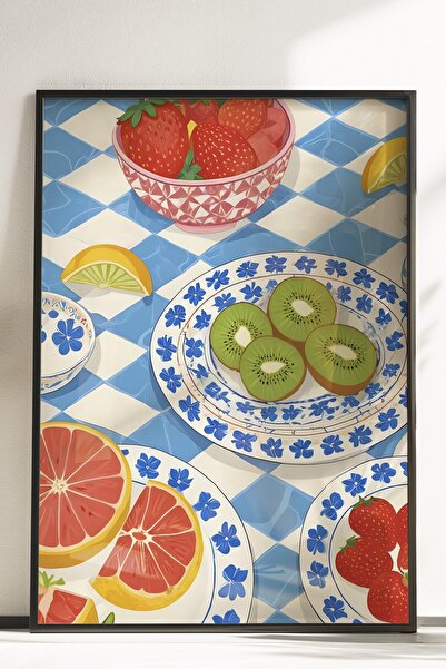 Postifull Çerçevesiz Poster, Blushsweat , Comfort Serisi Mutfak Duvar Posteri, NO:109148