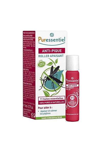 Puressentiel أسطوانة تهدئة مضادة للسع، 11 زيتًا أساسيًا، 5 مل