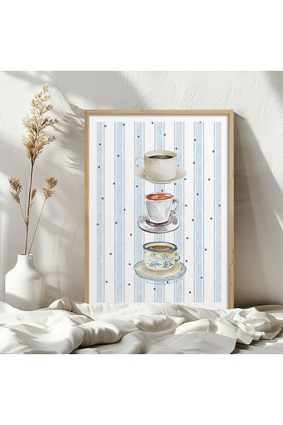 HOMEPACK Единична картина в дървена рамка, единичен плакат, картина TK/1430