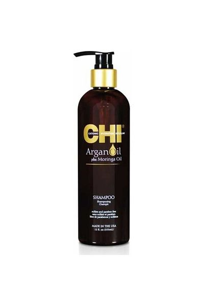 Chi Argan Plus Moringa Oil Sulfate-Free Shampoo 355ml-