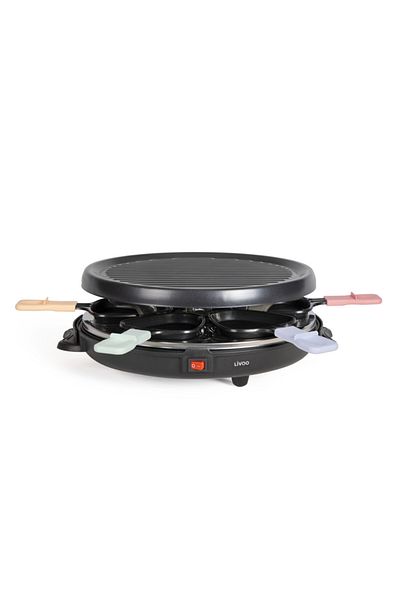 LİVOO Gratar raclette Livoo DOC207P pentru 6 persoane, 800W