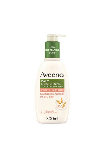 AVEENO كريم الجسم بالمشمش والعسل والزبادي 300 مل