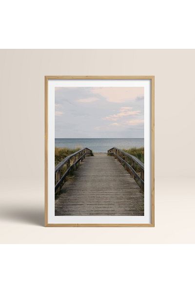 HOMEPACK Единична картина в дървена рамка, единичен плакат, картина TK/1422