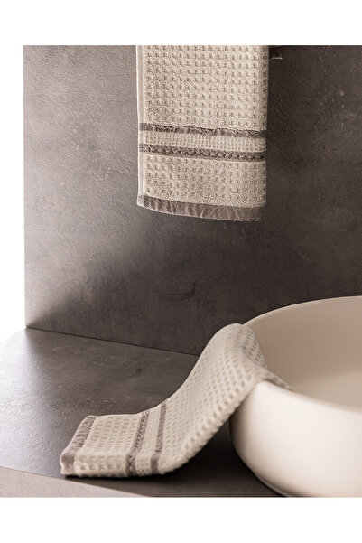 Madame Coco Алісса 2-пакет 100% бавовняних рушників для рук - бежевий