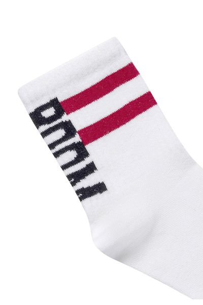 VAMOSCLO Printed Socket Socks White