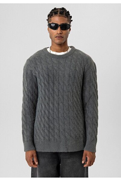 VAMOSCLO Фумé колір Oversize трикотажний светр