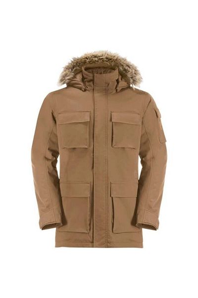 Jack Wolfskin Glacier Canyon Men's Outdoor Parka - 1107674 -5601 Brown