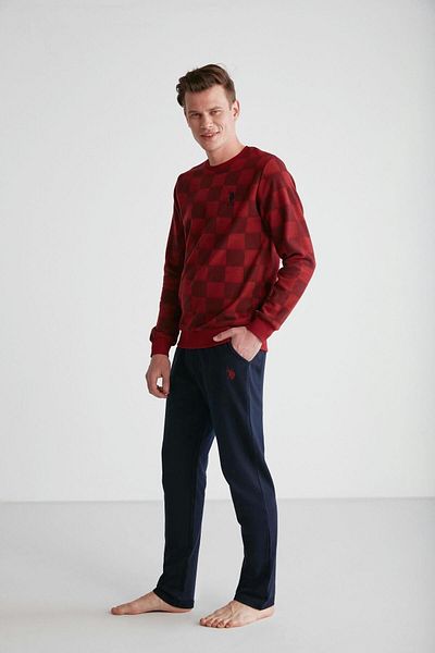 U.S. Polo Assn. Σετ ανδρικών πιτζάμες με στρογγυλή λαιμόκοψη U.S. Polo Assn 18713