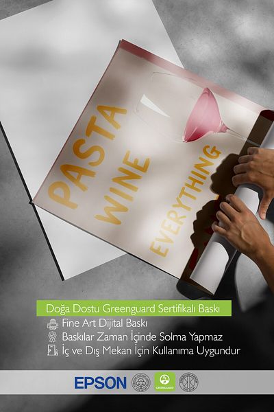 Postifull Poster fără încadrare, Tort Wine Everything Fine, Poster de perete de bucătărie din seria Comfort, NR:109133