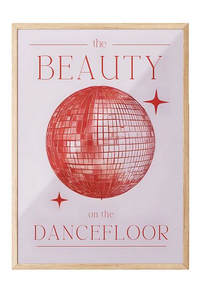 Postifull Ζωγραφική με ξύλινο πλαίσιο, Beauty On The Dancefloor, Ξύλινη ζωγραφική σειράς Comfort Kitchen, NO:108935